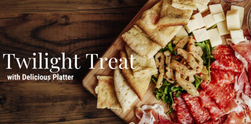 Twilight Treat with a sharing platter for 1 Hastings Friday-Sunday
