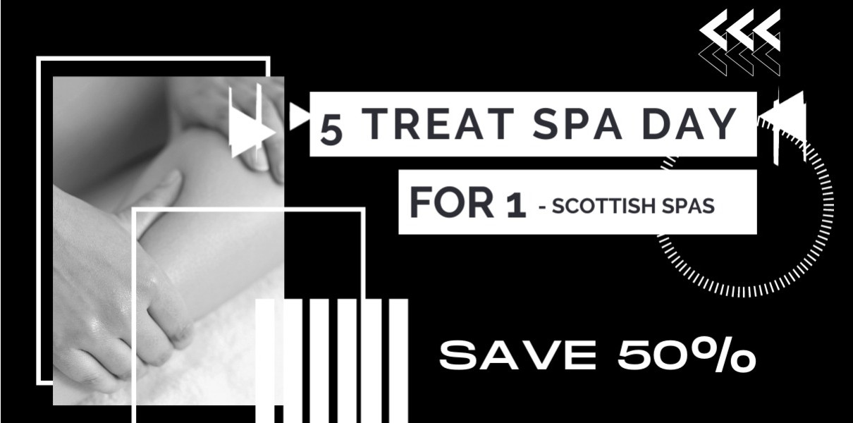 5 Treat Spa Day for 1 Scotland - SAVE 50%!