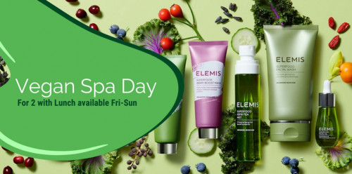 Vegan Spa Day for 2 & Lunch Fri-Sun