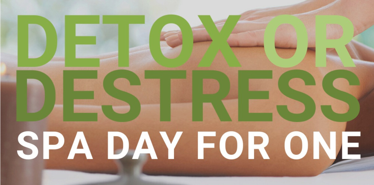 Detox or Destress - January Treatment  Spa Day for 1