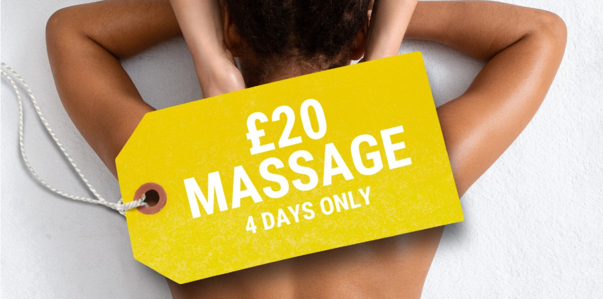 £20 June Massage Offer - 4 days only!
