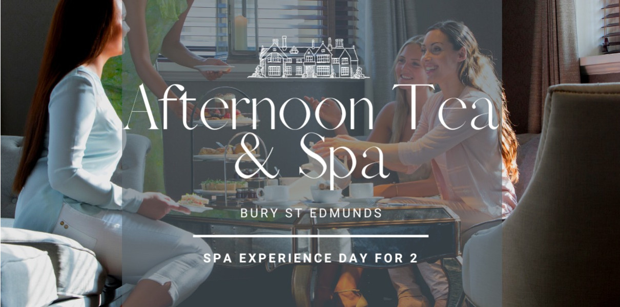 Afternoon Tea & Spa for 2 Sat-Sun.