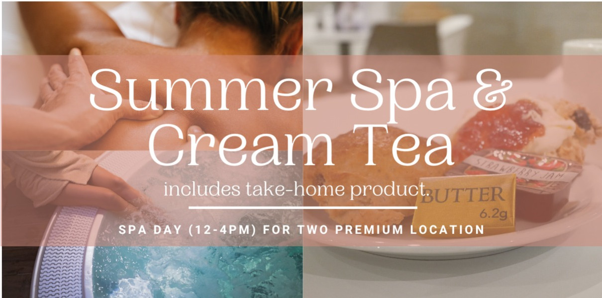 Summer Spa & Cream Tea for Two - Premium Spa