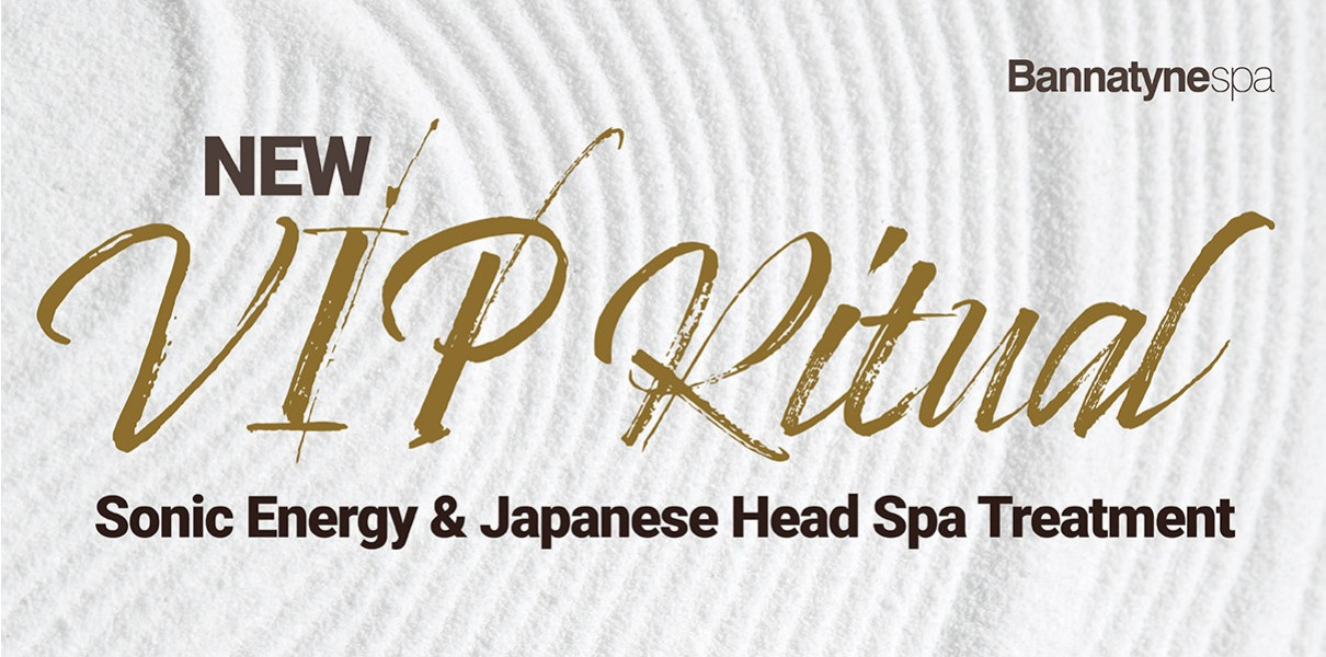 VIP Ritual - Sonic Energy & Japanese Head Spa Treatment