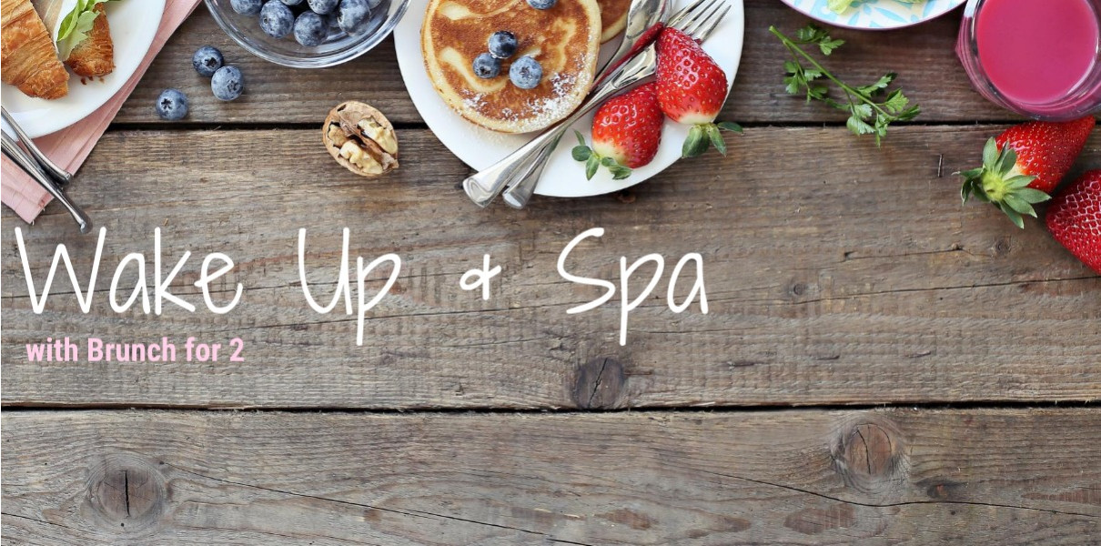Wake Up & Spa with Brunch for 2 Monday-Thursday